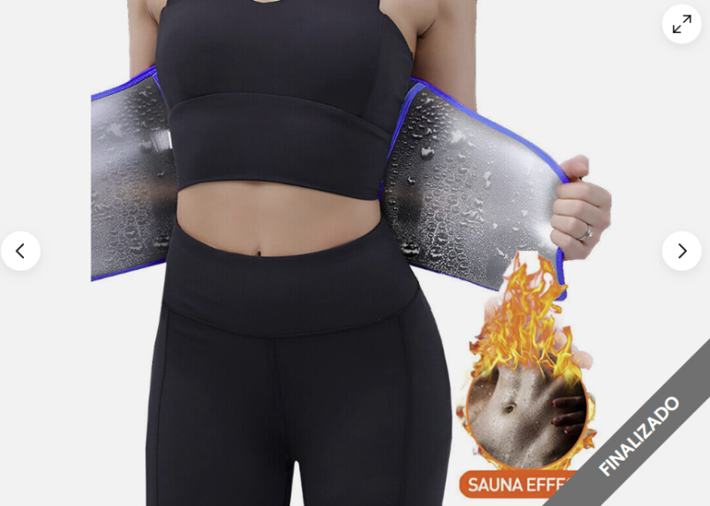 Comprar Faja Termica Deportiva Get Your Sweat On en Electroshopy - Ángulo 2